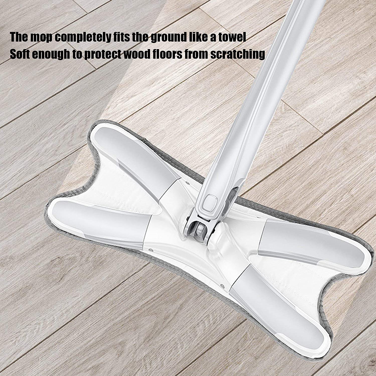 4874 X Shape Mop or Floor Cleaning Hands-Free Squeeze Microfiber Flat Mop System 360° Flexible Head, Wet and Dry mop for Home Kitchen with 1 Super-absorbent Microfiber Pads. DeoDap 4874 X Shape Mop or Floor Cleaning Hands-Free Squeeze Microfiber Flat Mop System 360° Flexible Head, Wet and Dry mop for Home Kitchen with 1 Super-absorbent Microfiber Pads. DeoDap